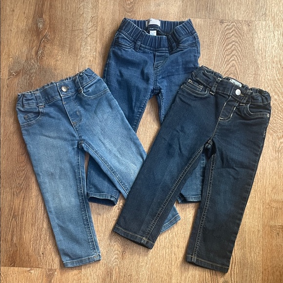 Garanimals Other - Geranimals  Denim Jeggings /Jeans Trio - Blue Mix | Size 2T